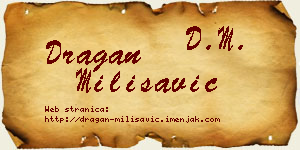 Dragan Milisavić vizit kartica